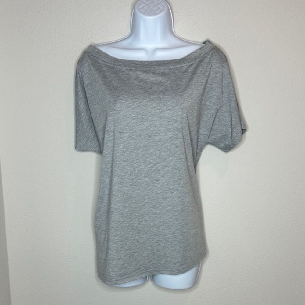 SHEIN Light Gray Short Sleeve Tee